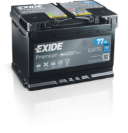 EA770 EXIDE Startovací baterie 12V / 77Ah / 760A - pravá (Premium) | EA770 EXIDE