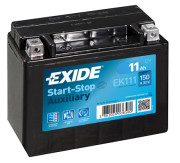 EK111 EXIDE Záložní baterie 12V / 11Ah / 150A - levá (Auxiliary) | EK111 EXIDE