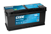 EL1050 EXIDE Startovací baterie 12V / 105Ah / 950A - pravá (EFB) | EL1050 EXIDE