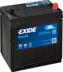 EB356A EXIDE Startovací baterie 12V / 35Ah / 240A - pravá (Excell) | EB356A EXIDE