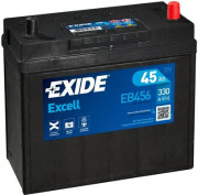 EB456 EXIDE Startovací baterie 12V / 45Ah / 330A - pravá (Excell) | EB456 EXIDE