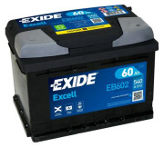 EB602 EXIDE Startovací baterie 12V / 60Ah / 540A - pravá (Excell) | EB602 EXIDE