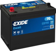 EB705 EXIDE Startovací baterie 12V / 70Ah / 540A - levá (Excell) | EB705 EXIDE