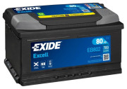 EB802 EXIDE Startovací baterie 12V / 80Ah / 700A - pravá (Excell) | EB802 EXIDE