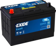 EB955 EXIDE Startovací baterie 12V / 95Ah / 720A - levá (Excell) | EB955 EXIDE