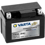 503909005A512 VARTA Motobaterie YTX4L-BS / 12V / 3Ah / 50A (Powersports AGM Active) | 503 909 005 VARTA