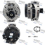 A12BH0195 SIDAT alternátor A12BH0195 SIDAT