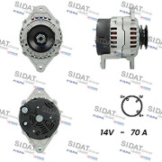A12BH0227A2 SIDAT alternátor A12BH0227A2 SIDAT