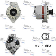 A12BH0252A2 SIDAT alternátor A12BH0252A2 SIDAT