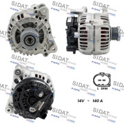A12BH0255 SIDAT alternátor A12BH0255 SIDAT
