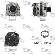 A12BH0276 SIDAT alternátor A12BH0276 SIDAT