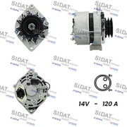 A12BH0310A2 SIDAT alternátor A12BH0310A2 SIDAT