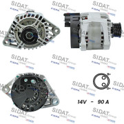 A12BH0341A2 SIDAT alternátor A12BH0341A2 SIDAT