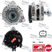 A12BH0428AS SIDAT alternátor A12BH0428AS SIDAT