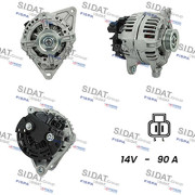 A12BH0470A2 SIDAT alternátor A12BH0470A2 SIDAT
