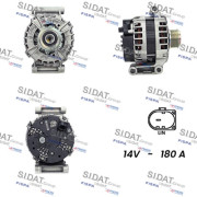 A12BH0524 SIDAT alternátor A12BH0524 SIDAT