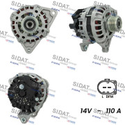 A12BH0543A2 SIDAT alternátor A12BH0543A2 SIDAT