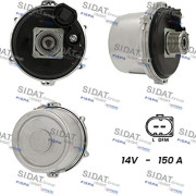 A12BH0550A2 SIDAT alternátor A12BH0550A2 SIDAT