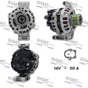 A12BH0590 SIDAT alternátor A12BH0590 SIDAT