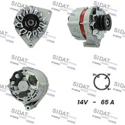 A12BH0598A2 SIDAT alternátor A12BH0598A2 SIDAT