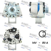 A12BH0898A2 SIDAT alternátor A12BH0898A2 SIDAT