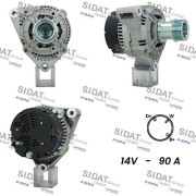 A12BH0899A2 SIDAT alternátor A12BH0899A2 SIDAT