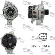 A12BH0918A2 SIDAT alternátor A12BH0918A2 SIDAT