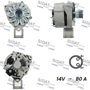 A12BH0929A2 SIDAT alternátor A12BH0929A2 SIDAT