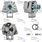 A12BH0930A2 SIDAT alternátor A12BH0930A2 SIDAT