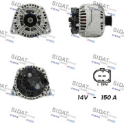 A12BH0937 SIDAT alternátor A12BH0937 SIDAT