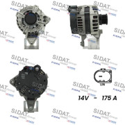 A12BH0972 SIDAT alternátor A12BH0972 SIDAT