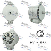 A12BH1056A2 SIDAT alternátor A12BH1056A2 SIDAT