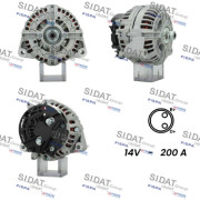 A12BH1059 SIDAT alternátor A12BH1059 SIDAT