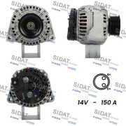 A12BH1066A2 SIDAT alternátor A12BH1066A2 SIDAT