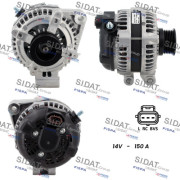 A12DE0261 SIDAT alternátor A12DE0261 SIDAT