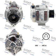 A12DE0312 SIDAT alternátor A12DE0312 SIDAT