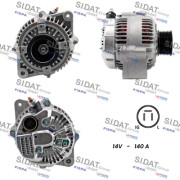 A12DE0312A2 SIDAT alternátor A12DE0312A2 SIDAT