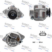 A12DE0435A2 SIDAT alternátor A12DE0435A2 SIDAT