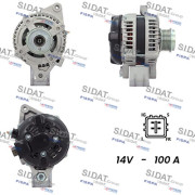 A12DE0496A2 SIDAT alternátor A12DE0496A2 SIDAT