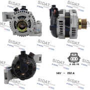A12DE0586 SIDAT alternátor A12DE0586 SIDAT