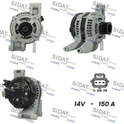 A12DE0586A2 SIDAT alternátor A12DE0586A2 SIDAT