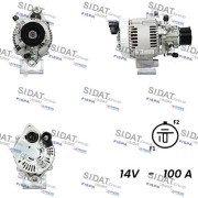 A12DE0607A2 SIDAT alternátor A12DE0607A2 SIDAT