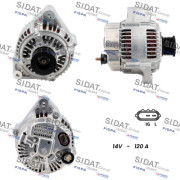 A12DE0609 SIDAT alternátor A12DE0609 SIDAT