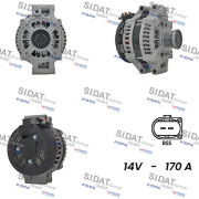 A12DE0789A2 SIDAT alternátor A12DE0789A2 SIDAT