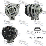 A12DE0895A2 SIDAT alternátor A12DE0895A2 SIDAT