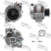 A12DE1057A2 SIDAT alternátor A12DE1057A2 SIDAT