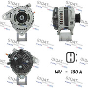 A12DE1110A2 SIDAT alternátor A12DE1110A2 SIDAT