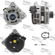 A12DE1256 SIDAT alternátor A12DE1256 SIDAT