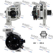 A12DE1308A2 SIDAT alternátor A12DE1308A2 SIDAT