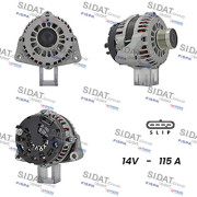 A12DR1118A2 SIDAT alternátor A12DR1118A2 SIDAT